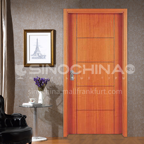 Thai oak solid wood door entrance door paint interior door classical luxury style 35